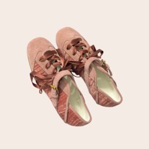 Балетки Another Project из замшевой кожи