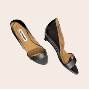 Босоножки Jil Sander  на танкетке