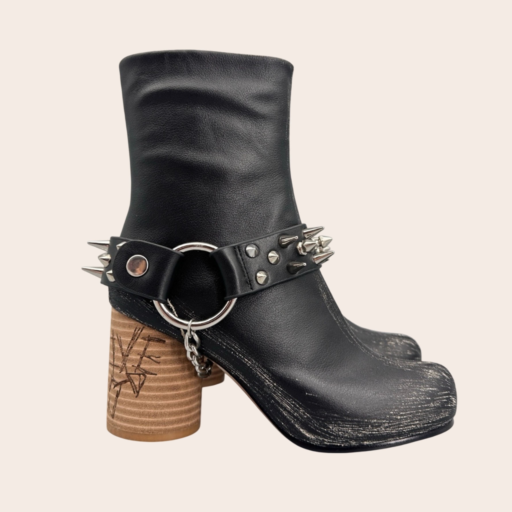 Ботинки таби Maison Margiela с шипами