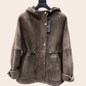 Дубленка Saint Laurent с кулиской