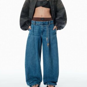 Джинсы-баллоны Alexander Wang