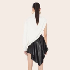 Юбка Alaia кожаная
