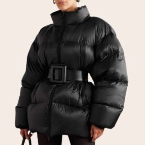 Пуховик Balenciaga с ремнем
