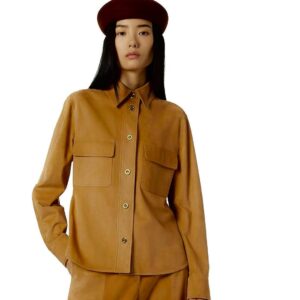 Рубашка Loro Piana из замши