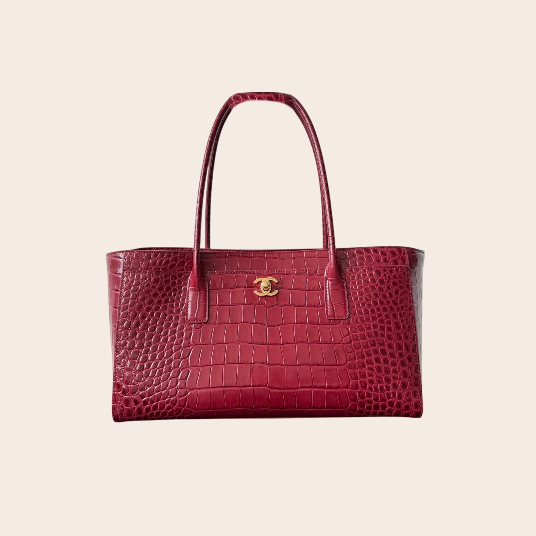 Сумка Chanel  с крокодиловым тиснением