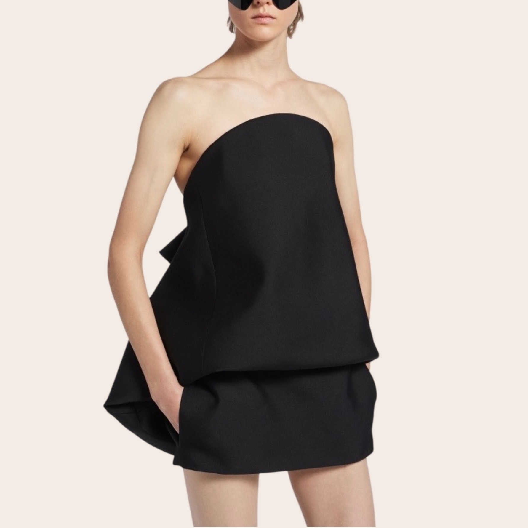 Топ Balenciaga с бантом
