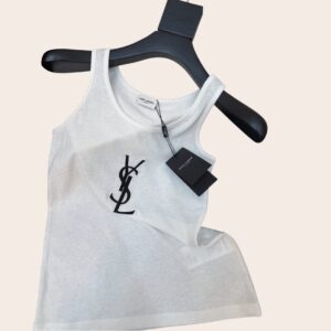 Топ Saint Laurent из хлопка