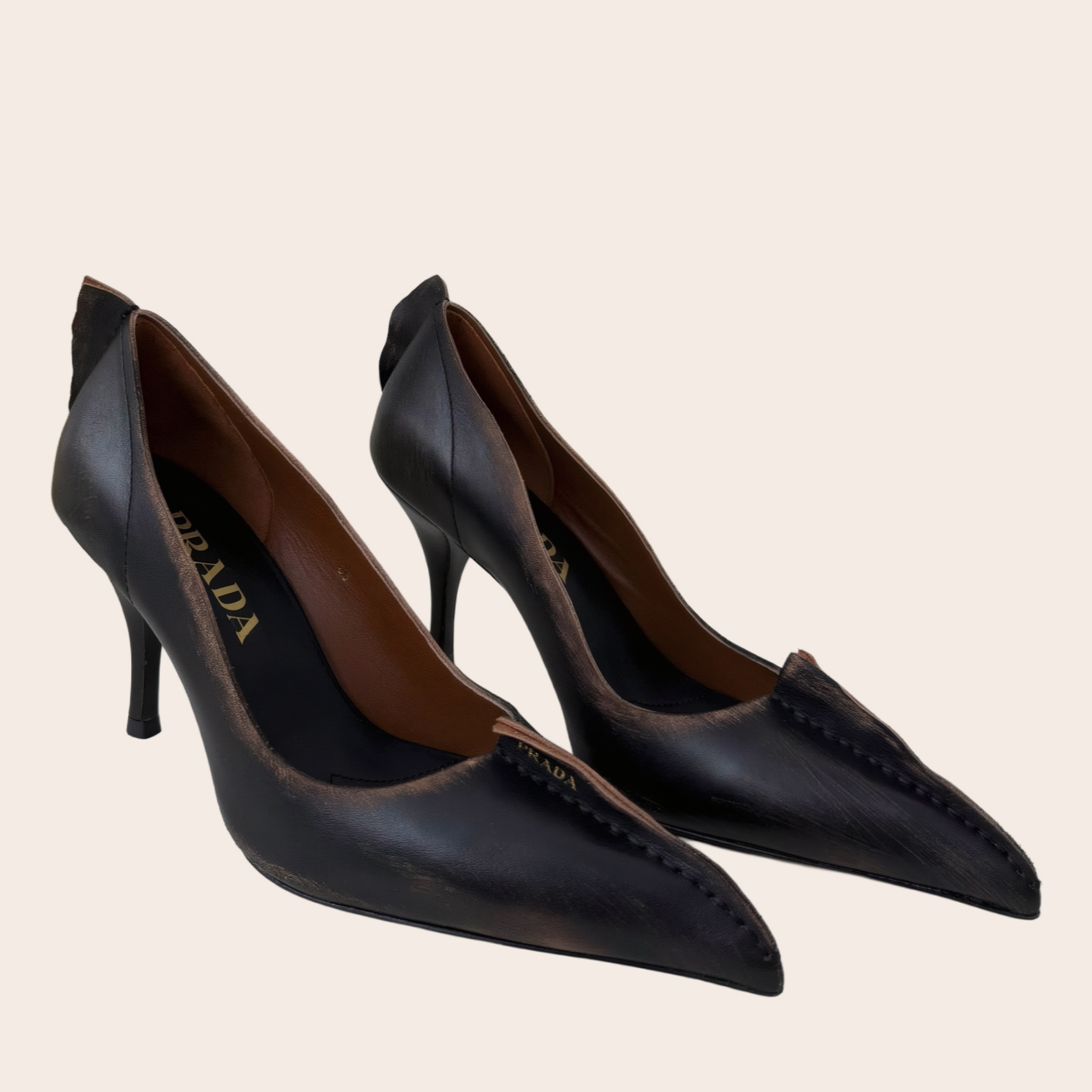 Туфли Prada Antiqued 55