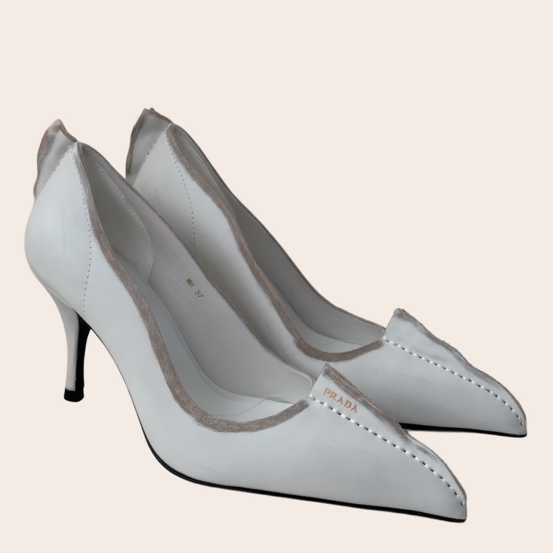 Туфли Prada из винтажной кожи