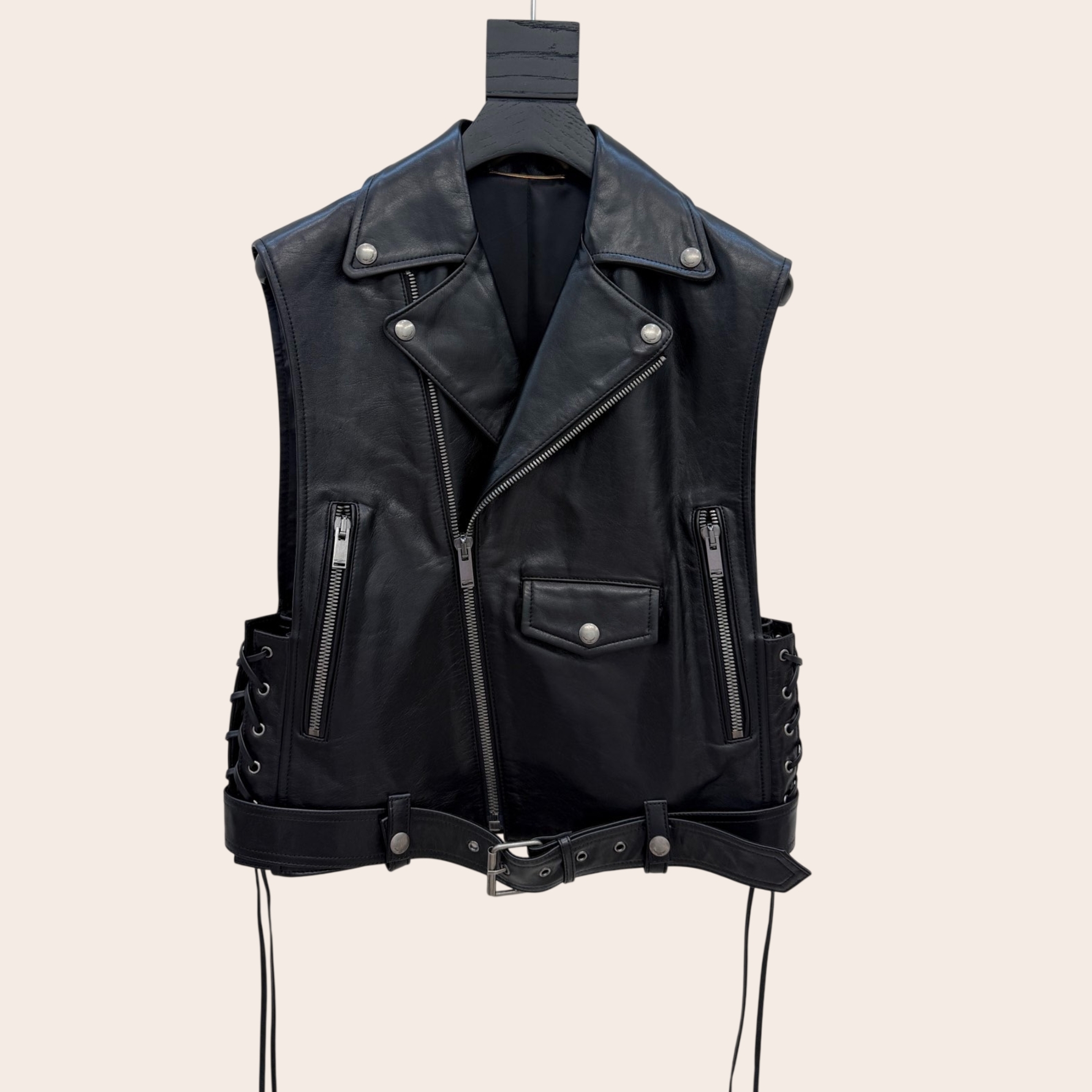 Жилетка Saint Laurent на шнуровке