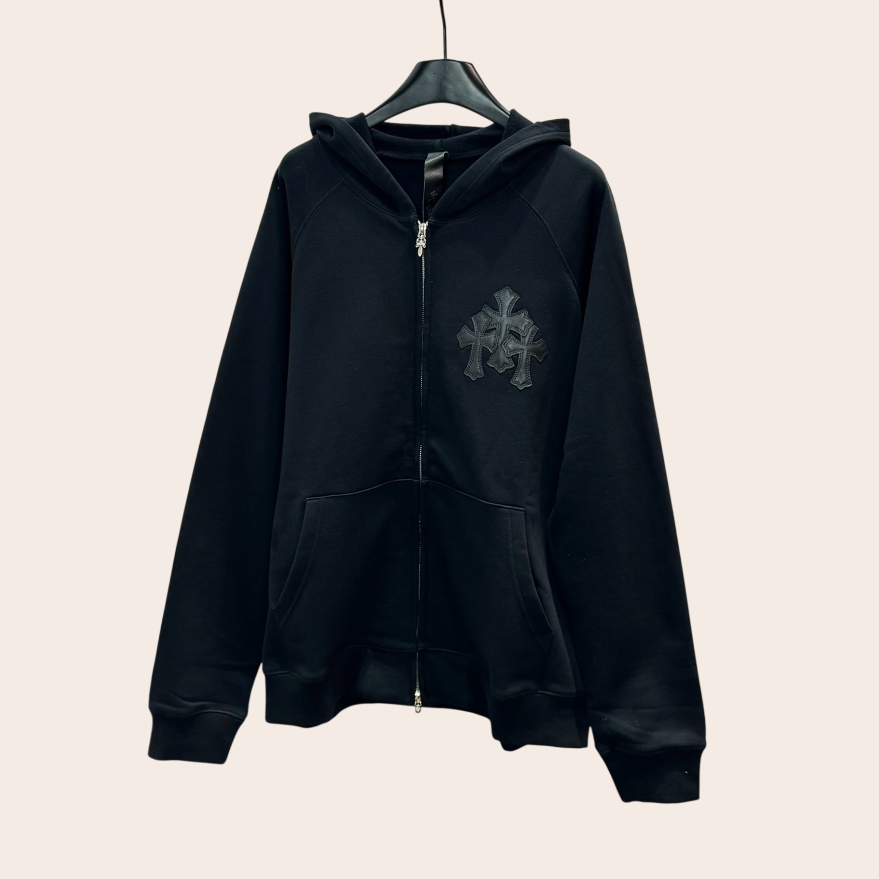 Худи Chrome Hearts черное