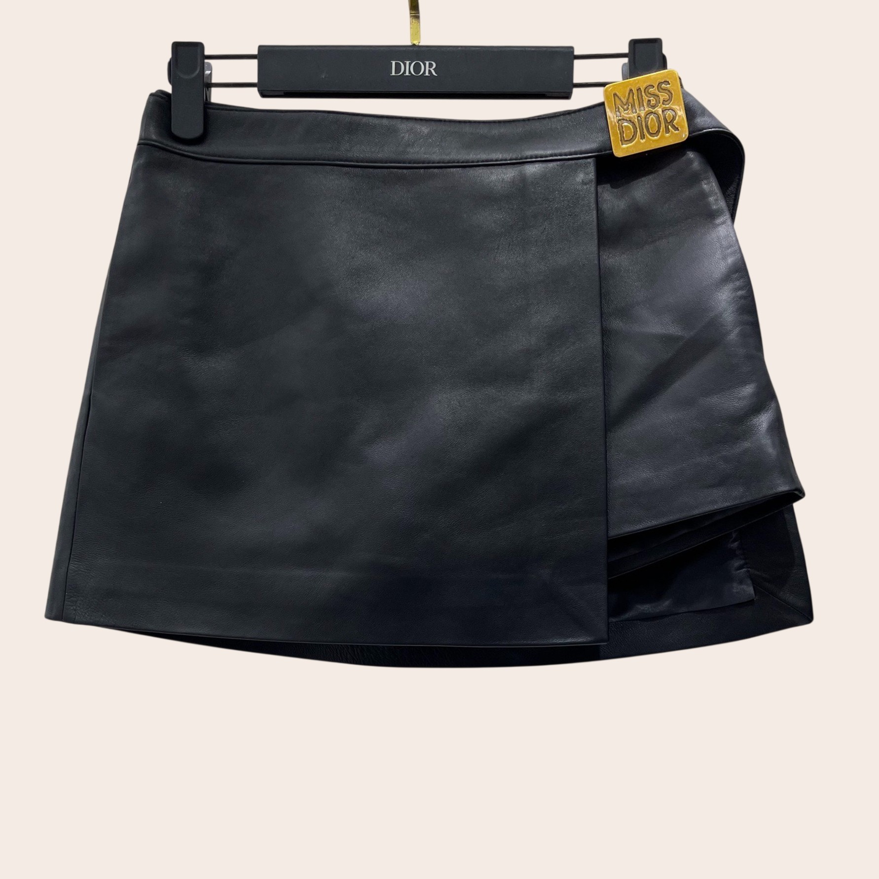Юбка Dior кожаная