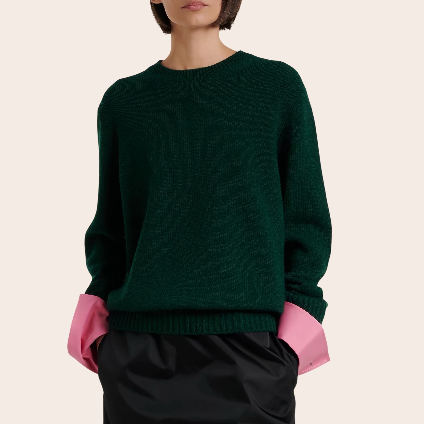 Свитер Prada с манжетами