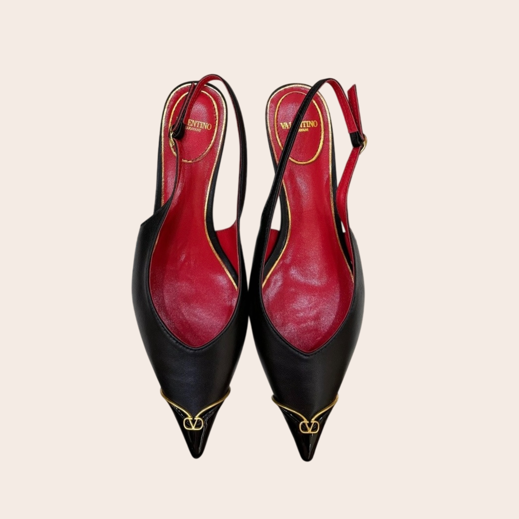 Туфли Valentino с открытой пяткой