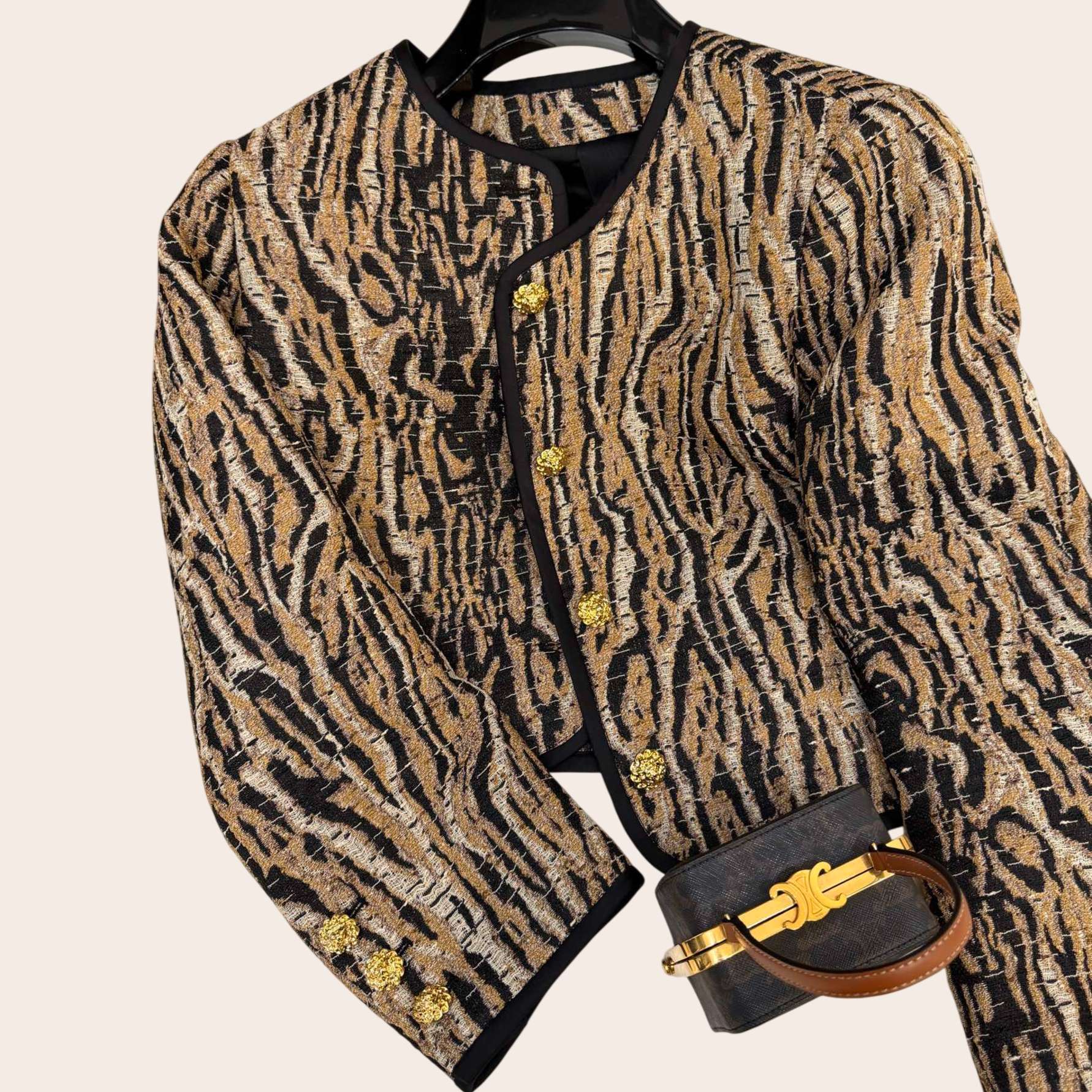Жакет Chanel тигровый принт