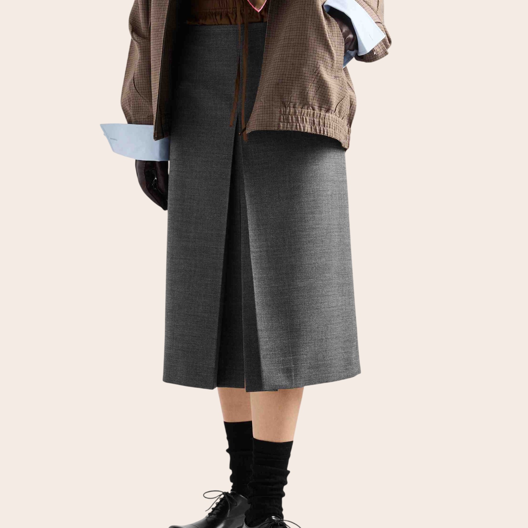 Юбка Prada с разрезом